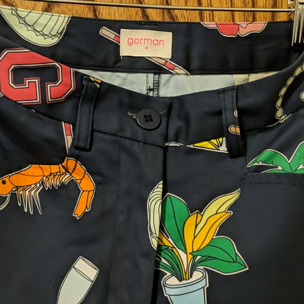 Gorman Navy Print Pants - Picture 2 of 6
